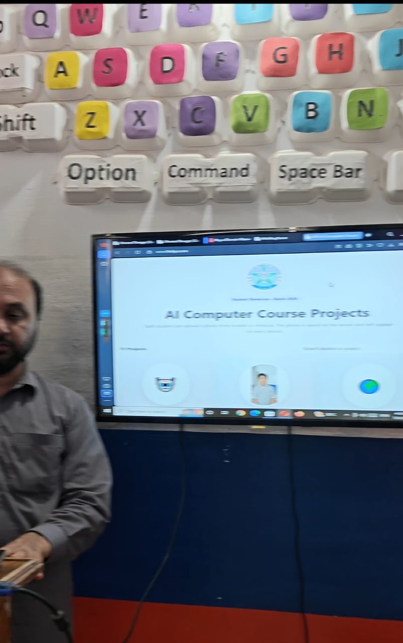 Students of Computer Class AI Develop Impressive Website Project