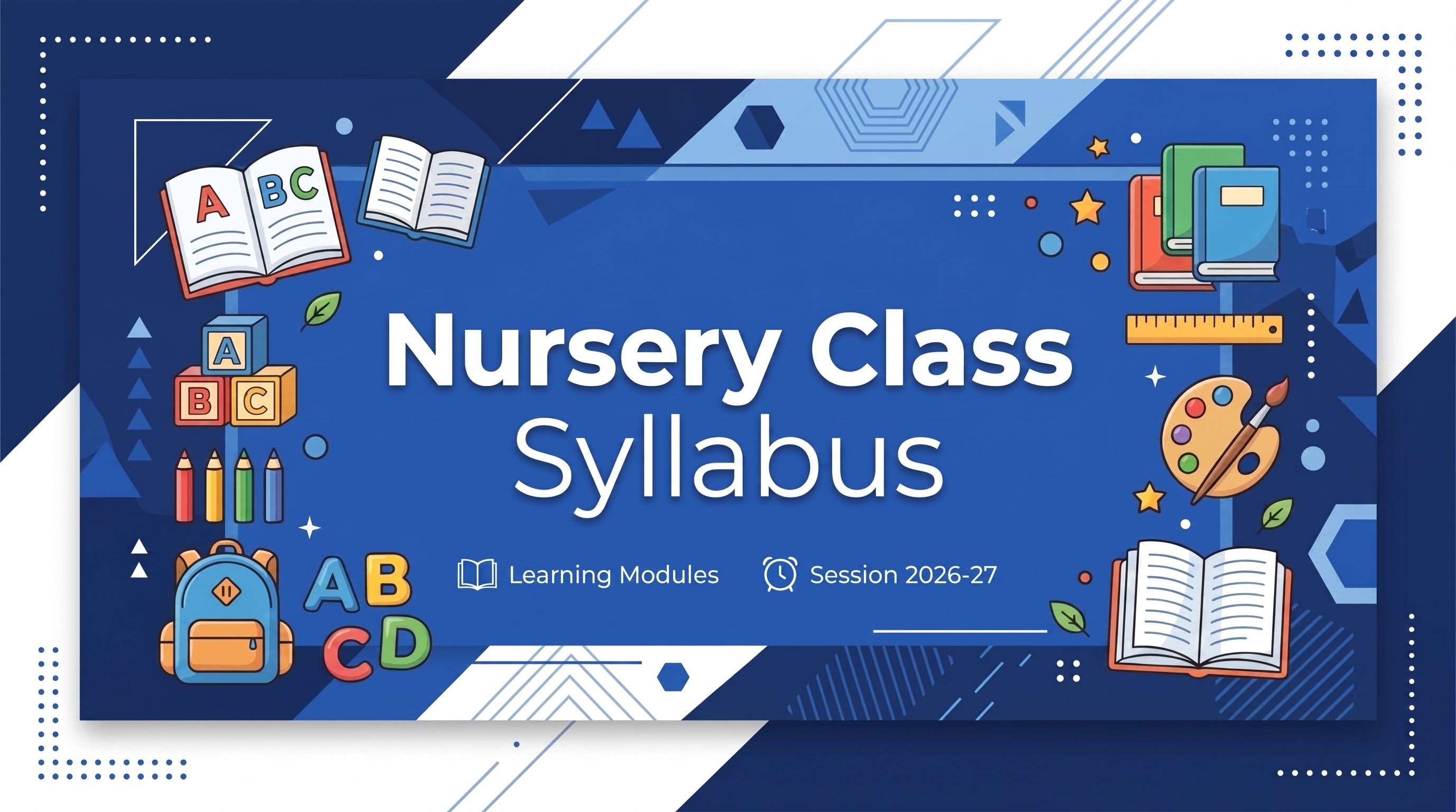 Nursery Class syllabus